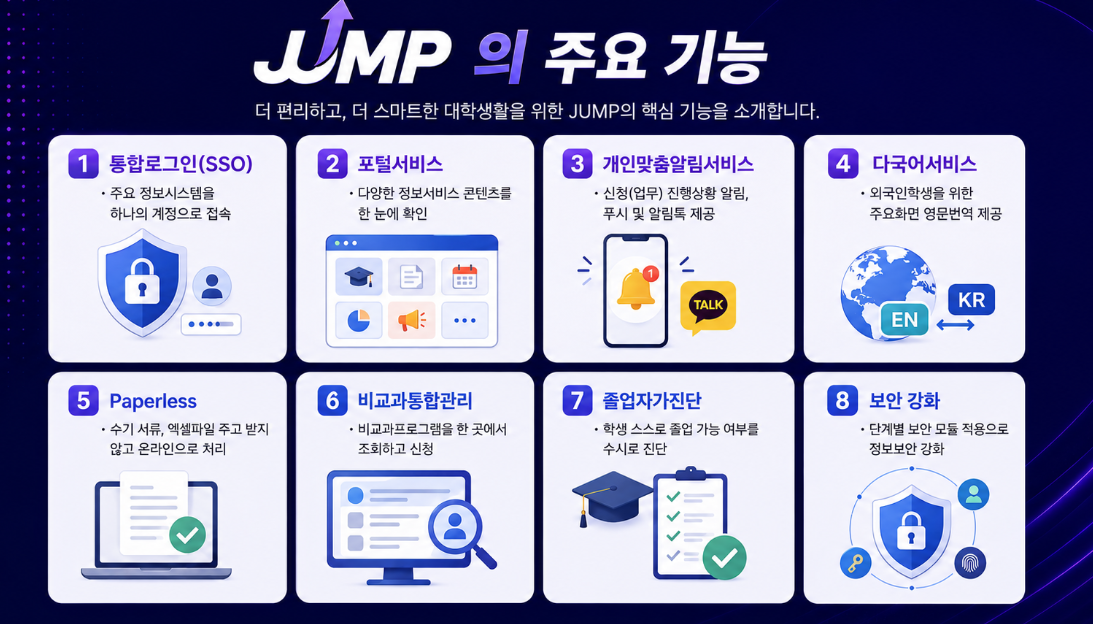 JUMP 주요 기능